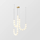 Luxury White Necklace Chandelier