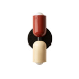 Vintage double head creative home deco wall light