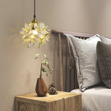Capiz pendant light