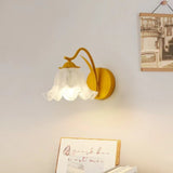 French Retro Garden Flower Wall Lamp