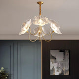 Murano glass flower chandelier