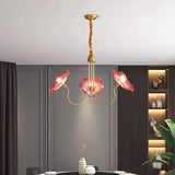 Murano glass flower chandelier