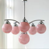 Retro Salamanca Round Glass Chandelier Lights