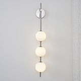 Vertical Globe Wall Lamp