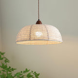 Wood and Fabric Series Pendant Lamp