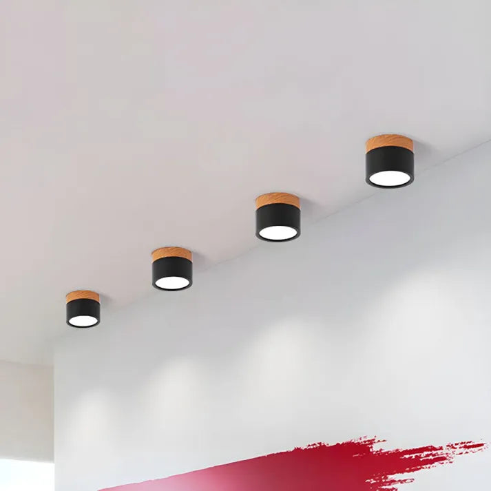 Nordic Cylinder LED ceiling lights for corridors