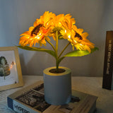 Shimmering Sunflower Lamp