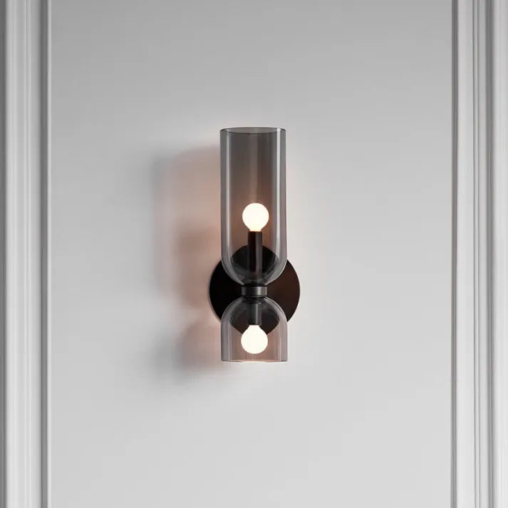 Double Head Glass Wall Lamp LED Sconce