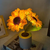 Shimmering Sunflower Lamp