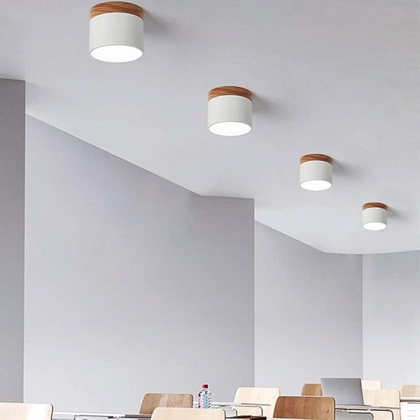 Nordic Cylinder LED ceiling lights for corridors