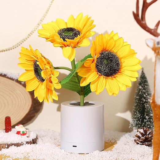 Shimmering Sunflower Lamp