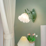 Lily of the Valley Flower Wall Lamp