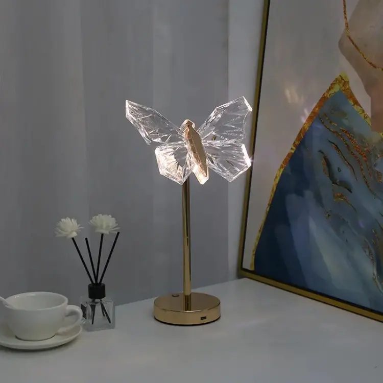 Butterfly Crystal Table Lamp