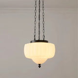 Modern white minimalist pendant light