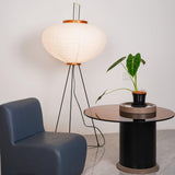 Rice paper floor lamp