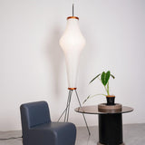 Rice paper floor lamp