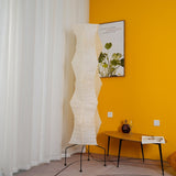 Rice paper floor lamp