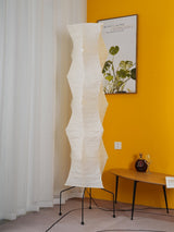 Rice paper floor lamp