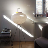 Rice paper floor lamp