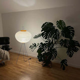 Rice paper floor lamp