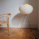 Rice paper floor lamp