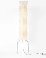 Rice paper floor lamp