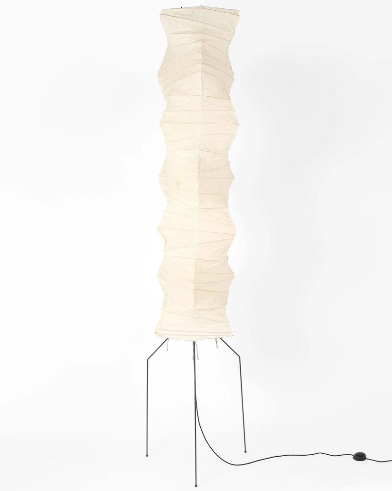 Rice paper floor lamp