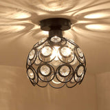 Fancy Gold Luxury Ball Hallway Ceiling Light