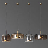 Hotel glass pendant light