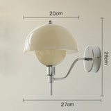 Cream Mushroom Walkway Wall Light