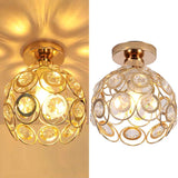 Fancy Gold Luxury Ball Hallway Ceiling Light