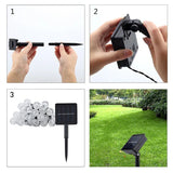 Solarite - Waterproof solar-powered LED fairy lights for outdoor use