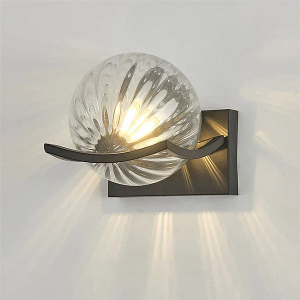 Modern LED Wall Lamp Glass