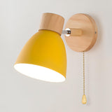 Jandiel - Wood Nordic Modern Hanging Switch Wall Lamp