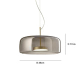 Hotel glass pendant light