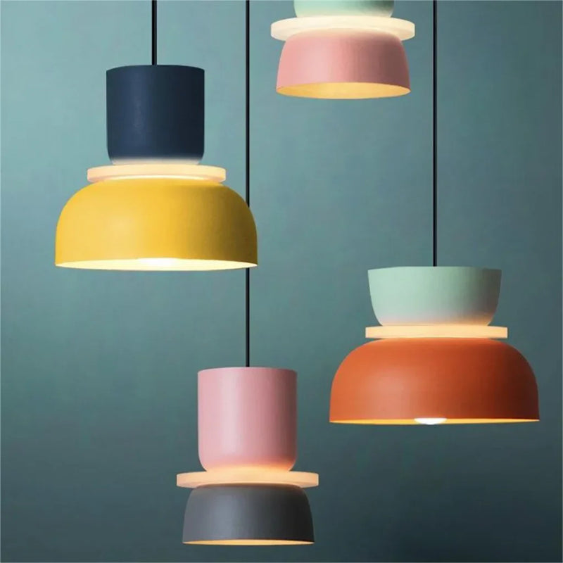 Dulcy Color Block Nordic Pendant Light