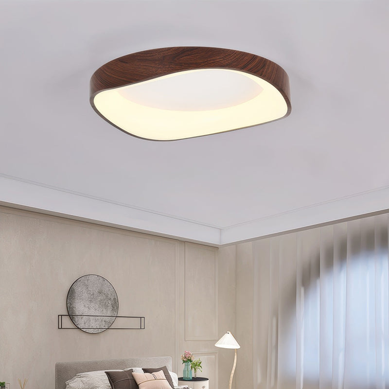 Nordic Artistic Wood Grain Ceiling Light