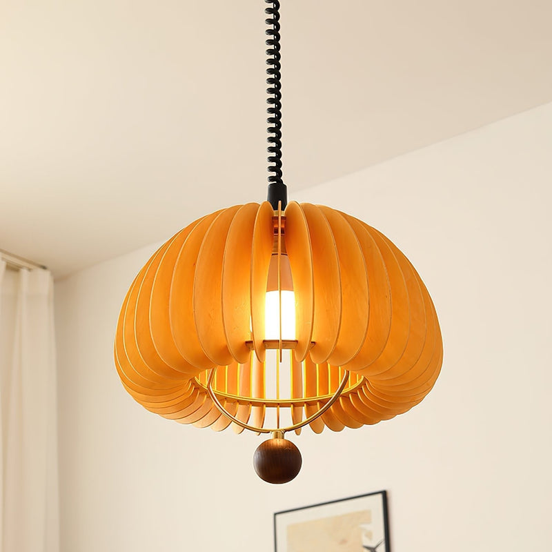 Pumpkin Adjustable Pendant Lamp