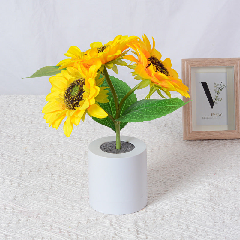 Shimmering Sunflower Lamp