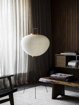 Rice paper floor lamp