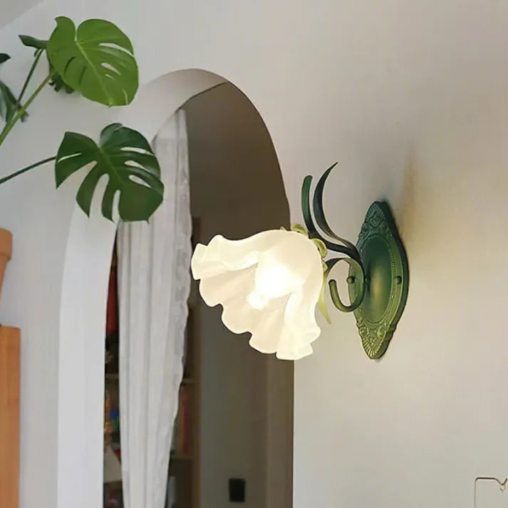 Lily of the Valley Flower Wall Lamp