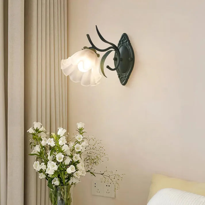 Lily of the Valley Flower Wall Lamp