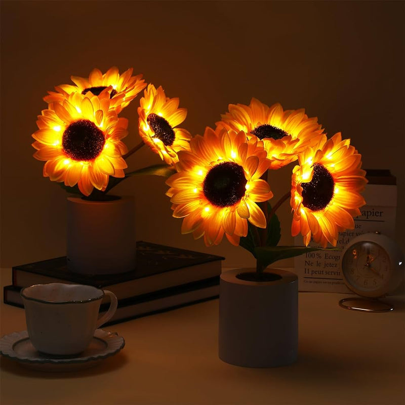 Shimmering Sunflower Lamp