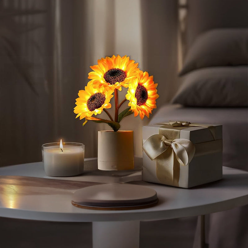 Shimmering Sunflower Lamp