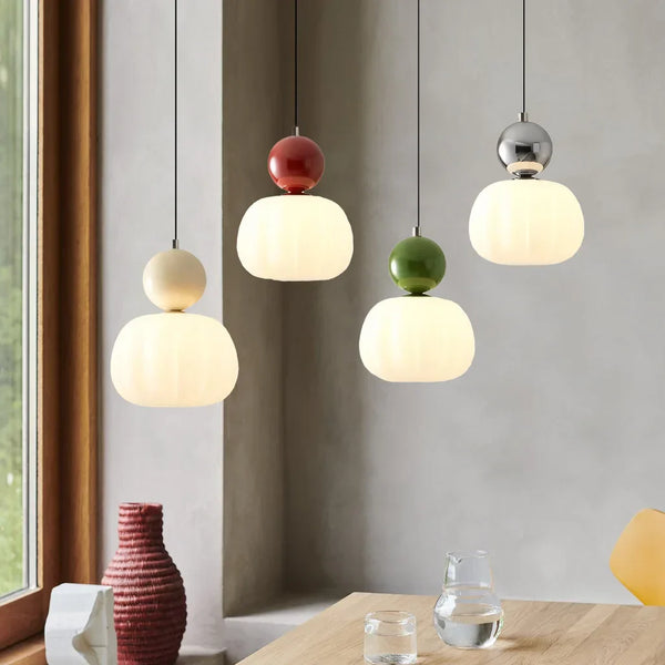 Scout Cream Art Deco Pendant Light