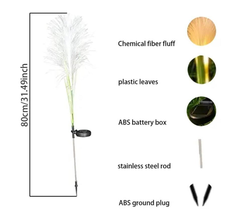 Fiber Reed Outdoor Light (solar)