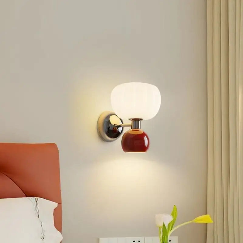 Modern led wall lamps cream