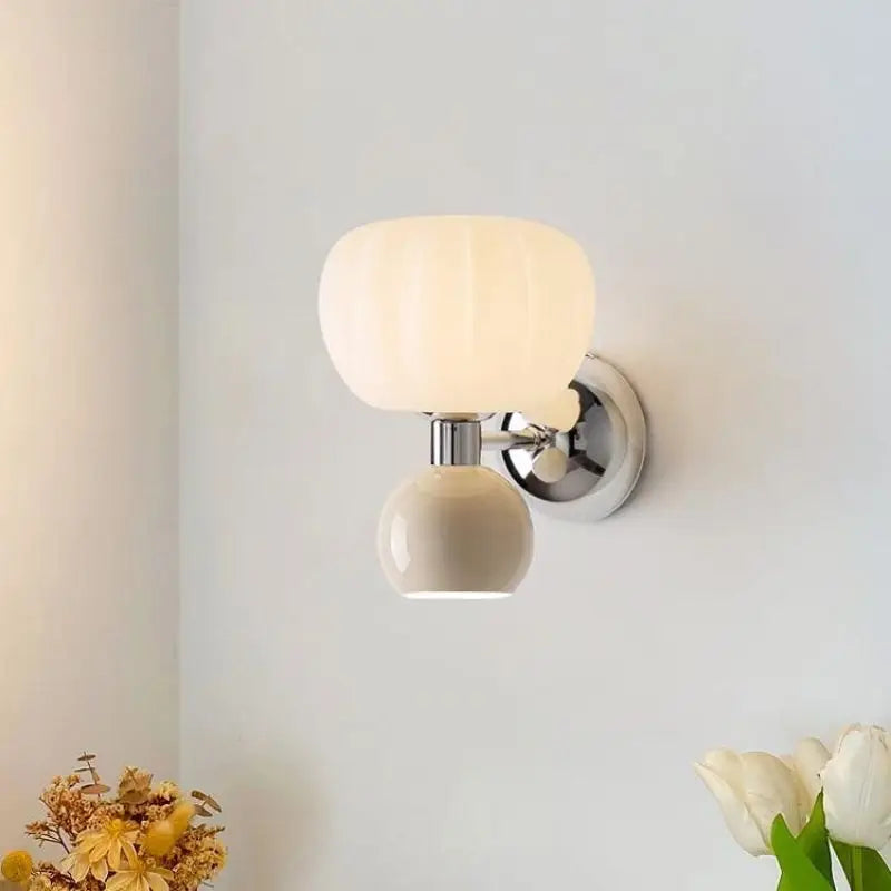 Modern led wall lamps cream