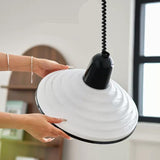 French Cream Wind Glass Pendant Lamp