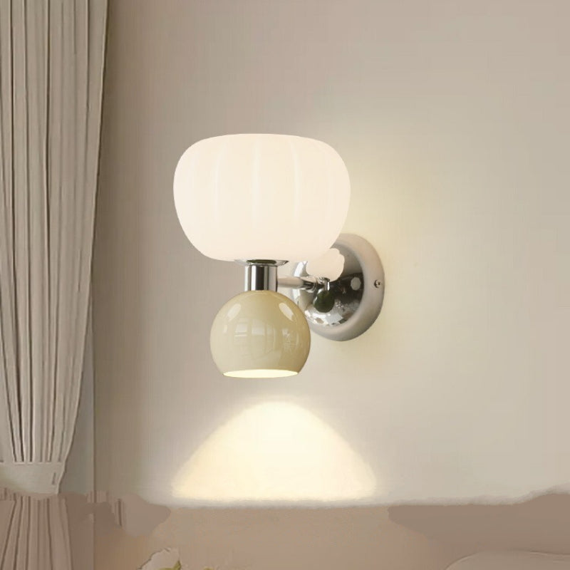 Modern led wall lamps cream